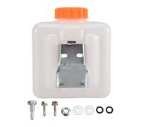 Ujjdwiurgh 1 juego de 2.5 litros de tanque de aire de estacionamiento cuadrado de almacenamiento de aceite con cubierta piezas de repuesto accesorios para coche, camión, caravana tanque de aceite