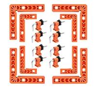 Ujjdwiurgh 1 juego de abrazadera de posicionamiento de 90 grados, abrazadera de ángulo recto con abrazaderas de esquina, herramienta de carpintería para marcos de fotos