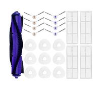 Ujjdwiurgh 1 juego de cepillos laterales para trapeador Hepa filtro para freo versátil Self Mop J3 Roller V piezas de repuesto