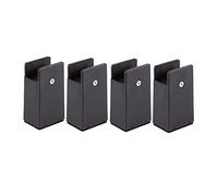 Ujjdwiurgh 1 juego de elevadores de cama ajustables de 4 pulgadas para muebles de grosor de 0 a 1.6 pulgadas para mesa