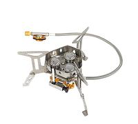 Ujjdwiurgh 1 juego de estufa plegable de acero inoxidable + cobre sin adaptador