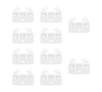 Ujjdwiurgh 1 juego de guías de cajón guías de cajón guías de cajón de plástico de repuesto para aparadores y aparadores