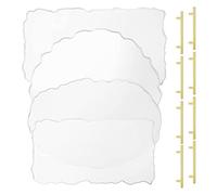 Ujjdwiurgh 1 juego de moldes de resina epoxi de fundición irregular con asas doradas para manualidades