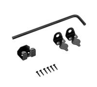 Ujjdwiurgh 1 juego de pestillo de puerta para exteriores para vallas y puertas, cerradura de seguridad resistente de 12 pulgadas