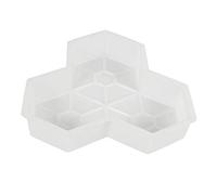 Ujjdwiurgh 1 molde de hoja de arce para hormigón, manualmente, plástico, para pavimento, patios, cuadrados