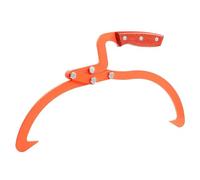 Ujjdwiurgh 1 pinza para troncos de 20 pulgadas, carga hasta 110 libras, 2 pinzas deslizantes de garras, herramienta de arrastre y transporte, agarre antideslizante, capacidad de carga