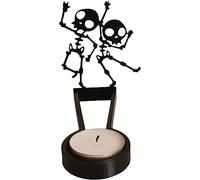 Ujjdwiurgh 1 portavelas decorativo de mesa para decoración del hogar de Halloween, D