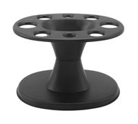 Ujjdwiurgh 1 soporte de plástico negro para cepillo de pelo, soporte para cepillo de peluquería, accesorios para herramientas de peluquería