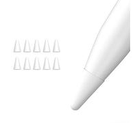 Ujjdwiurgh 10 fundas protectoras de silicona de repuesto para 1St 2nd Touch Screen Stylus Pen Case White