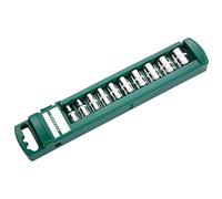 Ujjdwiurgh 10 piezas de llave de trinquete combinada de 1/4 de pulgada con casquillo hexagonal corto