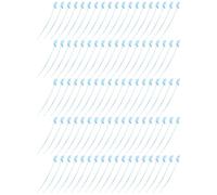 Ujjdwiurgh 100 sellos de plástico numerados con cierre de cremallera para envío, 250 mm C