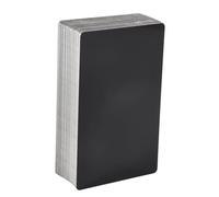 Ujjdwiurgh 100 tarjetas de visita de aleación de aluminio negro grabadas de metal para acceso de negocios, tarjetas de visita en blanco, 0,22 mm de grosor