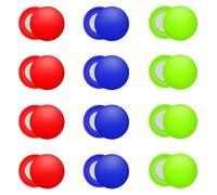 Ujjdwiurgh 12 clips de babero para correr maratón, imanes, hebilla de número, soporte de número, babero de carrera, para asegurar el equipo de correr