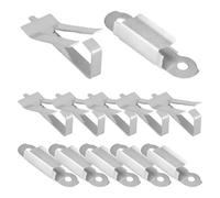 Ujjdwiurgh 12 clips de giro de resorte de cama de vidrio para impresora 3D Pro, 3S, 5 Pro, -20 PRO, -10S Pro