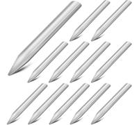 Ujjdwiurgh 12 cucharas de metal curvadas de laboratorio de 6 pulgadas para recoger pastas de mezcla de transferencia, herramientas de aula B