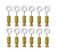 Ujjdwiurgh 12 piezas de herramientas de bricolaje para fijación de sutura, artículos de cuero, costura de aguja fija de 0-6 mm, 6-12 mm