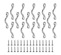 Ujjdwiurgh 15 placas de ojo de acero inoxidable para gancho de techo, placa de ojo de kayak, almohadilla de kayak para canoa, kayak y canoa