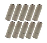 Ujjdwiurgh 15AK - Boquilla de protección de revestimiento antiadherente para soldadura, escoria europea, protección de gas sin aire, funda protectora para máquina de protección de gas, 10 unidades