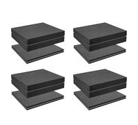 Ujjdwiurgh 16 piezas de inserto de espuma Pick Apart - Placas de espuma precuadradas con uso inferior para cajas de juegos de mesa, cajón de almacenamiento B