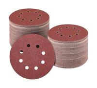 Ujjdwiurgh 160 discos de lija de 5 pulgadas, grano 60/80/120/150/240/320/400/600, papel de lija de gancho y bucle de 8 agujeros, papel de lija para lijadora orbital, fácil de usar