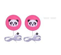 Ujjdwiurgh 2 almohadillas de calor de silicona de PVC rosa para resina de fundición caliente, calentador de burbujas de silicona para manualidades de resina epoxi