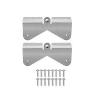 Ujjdwiurgh 2 bisagras de extensión de canalón también incluyen tornillos, fácil instalación en cualquier tamaño de boquilla rectangular o cuadrada