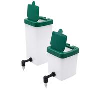 Ujjdwiurgh 2 dispensadores de agua, bebedero, fuente de bebida, equipo de beber automático, suministros para animales y hámsteres