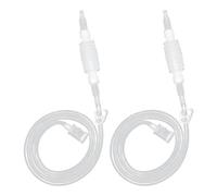 Ujjdwiurgh 2 Mangueras de Tubo de SifóN, Filtro de Tubo de Vino Casero, Equipo Dispensador de Vino y Cerveza, Tubo de Silicona Mejorado de 2,5 M