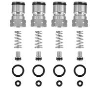 Ujjdwiurgh 2 pares de postes de barril de bloqueo de bola tipo Cornelius, palancas y resortes de acero inoxidable, rosca hembra de gas + líquido