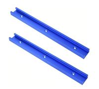 Ujjdwiurgh 2 piezas de 30 tipos T-Track T-Slot Miter Track Jig Conector de ranura para carpintería Riel de canal Herramientas de carpintería, fácil de usar, mano de obra fina 50 cm