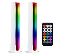 Ujjdwiurgh 2 Piezas de Luz LED RGB de, Control Inteligente de Aplicaciones, Luz de, Juego, Luz Inteligente, DecoracióN de Escritorio