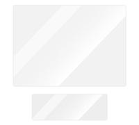 Ujjdwiurgh 2 piezas para XC40 XC60 XC90 V90 2016-2021 película de pantalla de navegación GPS para coche + película templada para pantalla trasera de aire acondicionado