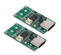 Ujjdwiurgh 2 Piezas ZY12PDN USB-C PD2.0/3.0 una Convertidor de CC MóDulo de Fuente de AlimentacióN SeñUelo Disparador de Carga RáPida Detector de Sondeo Probador
