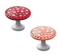 Ujjdwiurgh 2 soportes para pendientes con 26 agujeros, diseño de hongos, organizador de joyas