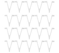 Ujjdwiurgh 20 piezas de suministros de piscina V-Clip de mariposa telescópica clip de fijación utilizado para piscina mango de vacío red cepillo poste