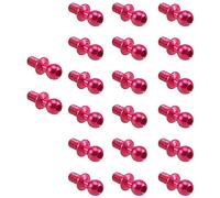 Ujjdwiurgh 20 tornillos de cabeza de bola hexagonal M3 de metal para TT-01 TT-02 D4 D5 1/10 RC Drift Car piezas de repuesto universales, 2