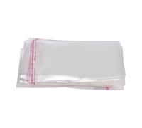 Ujjdwiurgh 200 bolsas de plástico autoadhesivas transparentes de 7 cm x 13 cm para objetos pequeños, joyas, artes y manualidades