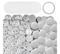 Ujjdwiurgh 200 juegos de 58 mm, suministros completos para hacer botones e insignias, adecuado para máquina de fabricación de botones