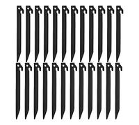 Ujjdwiurgh 24 estacas inflables de plástico de 8.8 pulgadas, estacas fijas para decoración de jardín