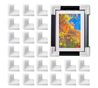 Ujjdwiurgh 24 protectores de esquina de espuma gruesa para TV, marcos de fotos y espejos, suministros de mudanza y materiales de embalaje