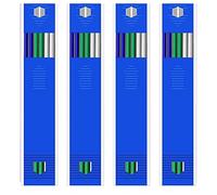 Ujjdwiurgh 24 recambios de lápiz de carpintero sólido de 2,8 mm para carpintería para marcador mecánico de agujero profundo