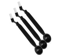 Ujjdwiurgh 3 cepillos de limpieza de café con cuchara, cepillo de limpieza para cafetera, herramienta para molinillo de café, accesorios de cepillo