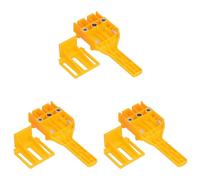 Ujjdwiurgh 3 juegos de accesorios de posicionamiento para herramientas de perforación de agujeros de carpintería, los localizadores de perforación están conectados con tablas de madera