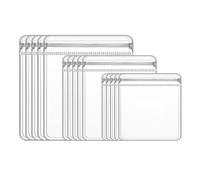 Ujjdwiurgh 30 bolsas de almacenamiento transparentes de 3 tamaños, para aretes, anillos, collares, viajes, antideslustre, protegen las joyas