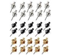 Ujjdwiurgh 30 Botones de Bloqueo de Correa de Guitarra Botones de LiberacióN RáPida para Correa de Guitarra