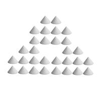 Ujjdwiurgh 30 piezas de cerámica para chimenea de uñas, conos de horno de cerámica, soportes de cono de horno, herramientas de cerámica resistentes, soporte de arcilla