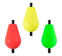 Ujjdwiurgh 30 piezas de espuma de lágrima, flotador de pesca con mosca, accesorio para indicadores de huelga