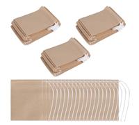 Ujjdwiurgh 300 bolsas de filtro de té desechables de papel con cordón de papel sin blanquear, adecuadas para té de hojas sueltas y café