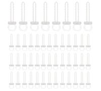 Ujjdwiurgh 300PCS Gorros para Colgar Adornos de Espuma NavideñA Kit de Junta de Tapa de Bola de Espuma Redonda para Accesorios de Tapas de Soporte para Colgar en Navidad