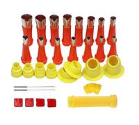 Ujjdwiurgh 31 boquillas de calafateo de acero inoxidable para cocina y baño